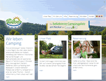 Tablet Screenshot of fortuna-camping.de